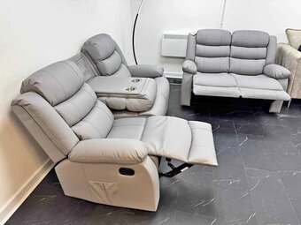 Roma Leather Recliner Sofa Set - 3+2 Seater Sofa ¬ Free Drop