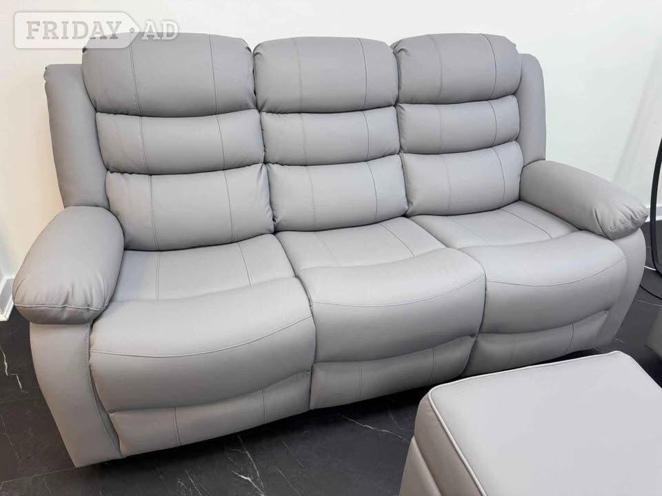 Roma Leather Recliner Sofa Set - 3+2 Seater Sofa ¬ Free Drop