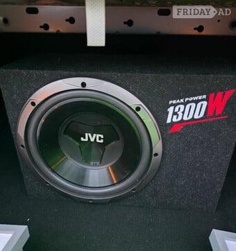 JVC Subwoofer Car Audio Speaker Active Bass Box 1300W
