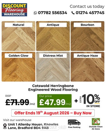 Cotswold Herringbone Engineered Wood Flooring