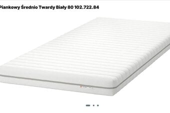 Ikea MALFORS foam mattress 200x80cm. Removable cover. Medium firm