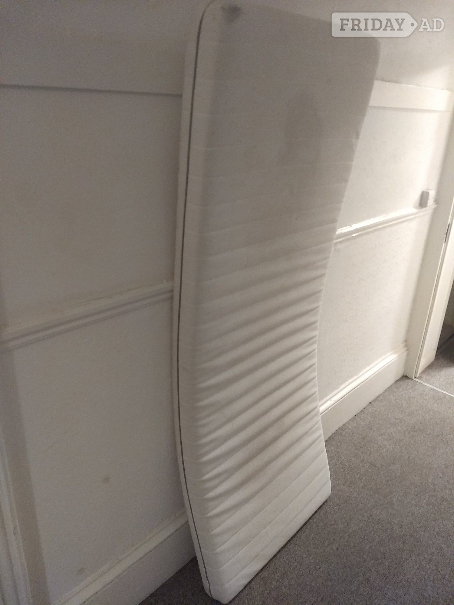 Ikea MALFORS foam mattress 200x80cm. Removable cover. Medium firm