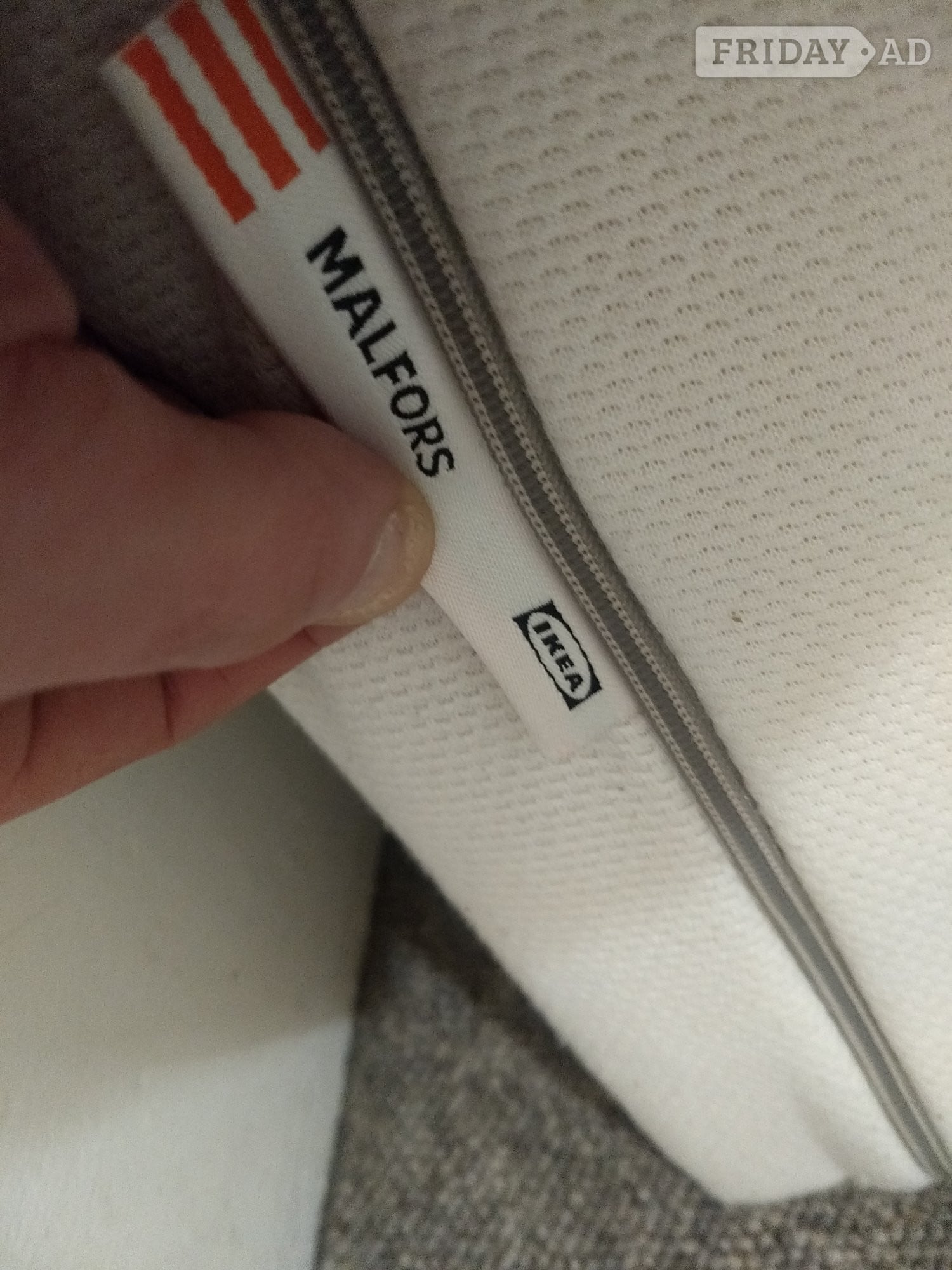 Ikea MALFORS foam mattress 200x80cm. Removable cover. Medium firm - Furniture