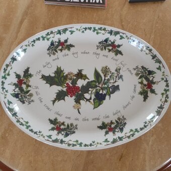 Beautiful Portmeirion Turkey Carver Tray