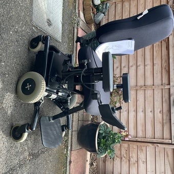 Electric wheelchair and ramps