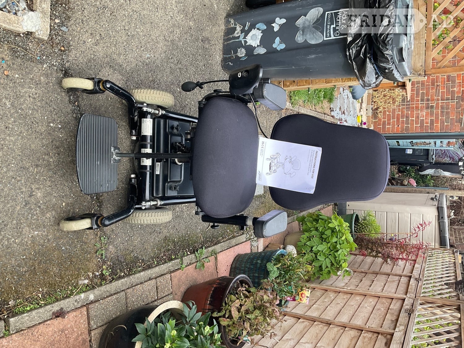 Electric wheelchair and ramps