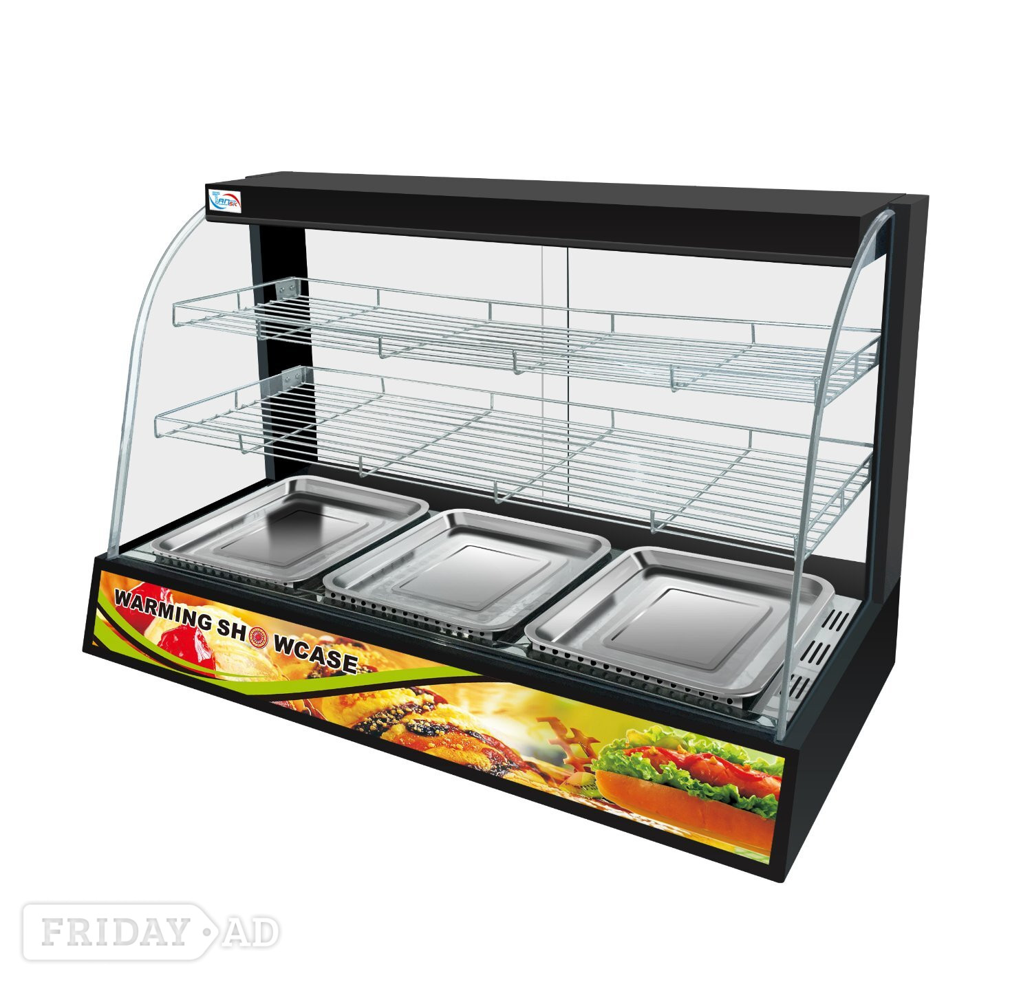 Share Electric Pie Commercial Hot Food Warmer Display Cabinet