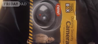 NEW Dummy CCTV Camera with red LED flashing light*