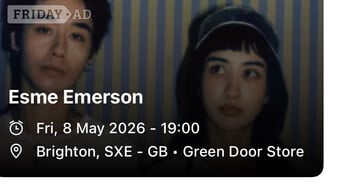 6 x Esme emmerson tickets Brighton 8.5.26