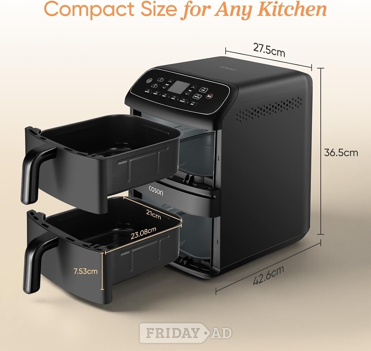 Cosori Double Stack Air Fryer 8.6L, - Cookware & Dining