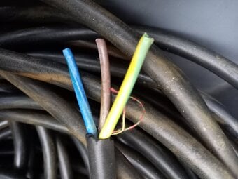 Mains Cable-3 core-Rubberised outer.