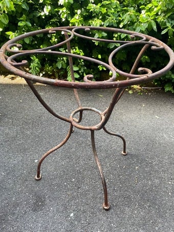 Metal vintage Table Base 