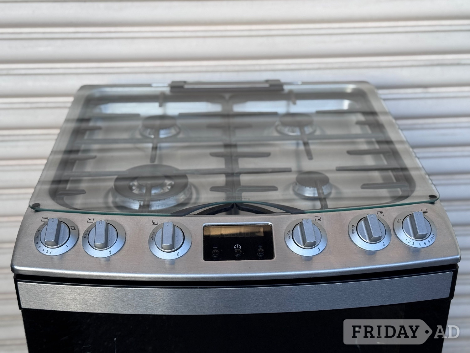 Romford AEG gas cooker 60cm fsd stainless steel double oven 3 months warr