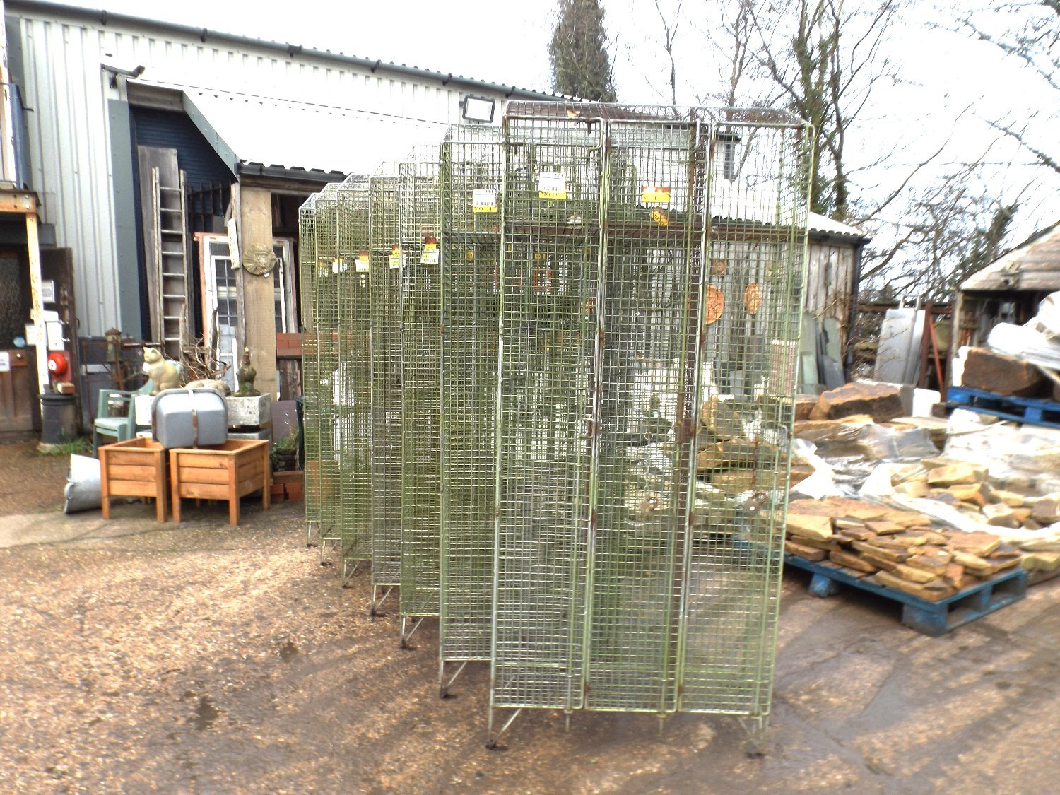 Vintage Wire Lockers