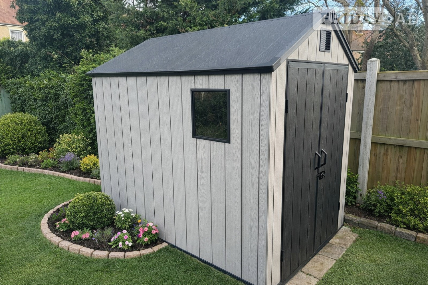 6x8 Garden shed, apex, plastic resin, strong and high quality in Canterbury