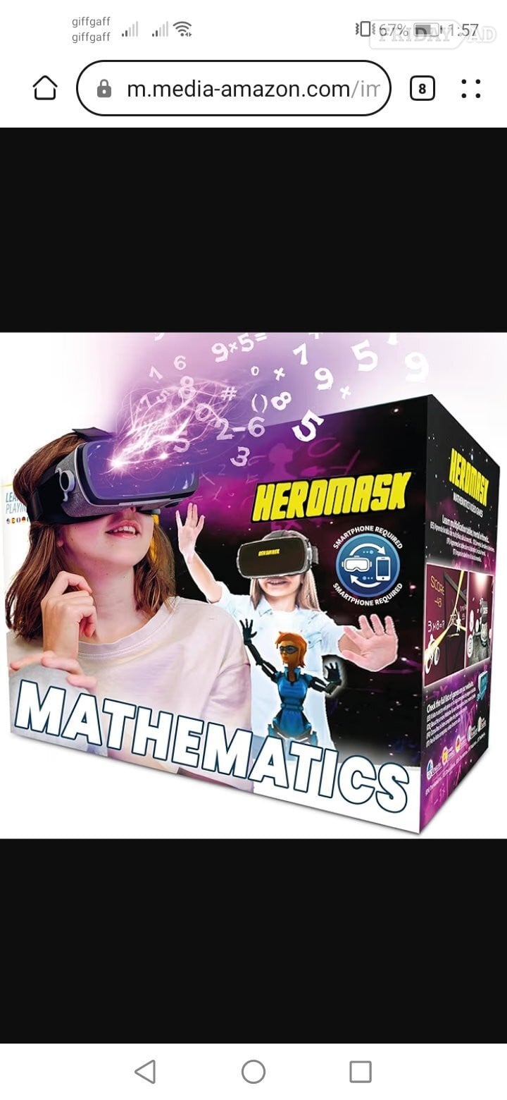 Vr Heromask mathematics  in Worthing