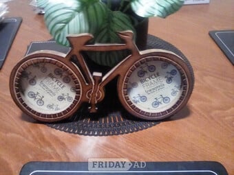 Wooden Bicycle Photo frame