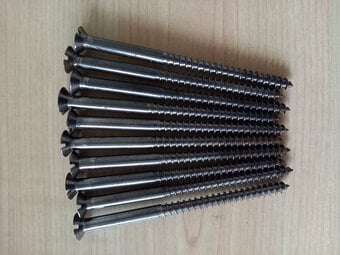 Screws, Countersunk, Slotted, 14 x 4inch.