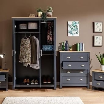 LANCASTER 4 PIECE SET - BLUE
