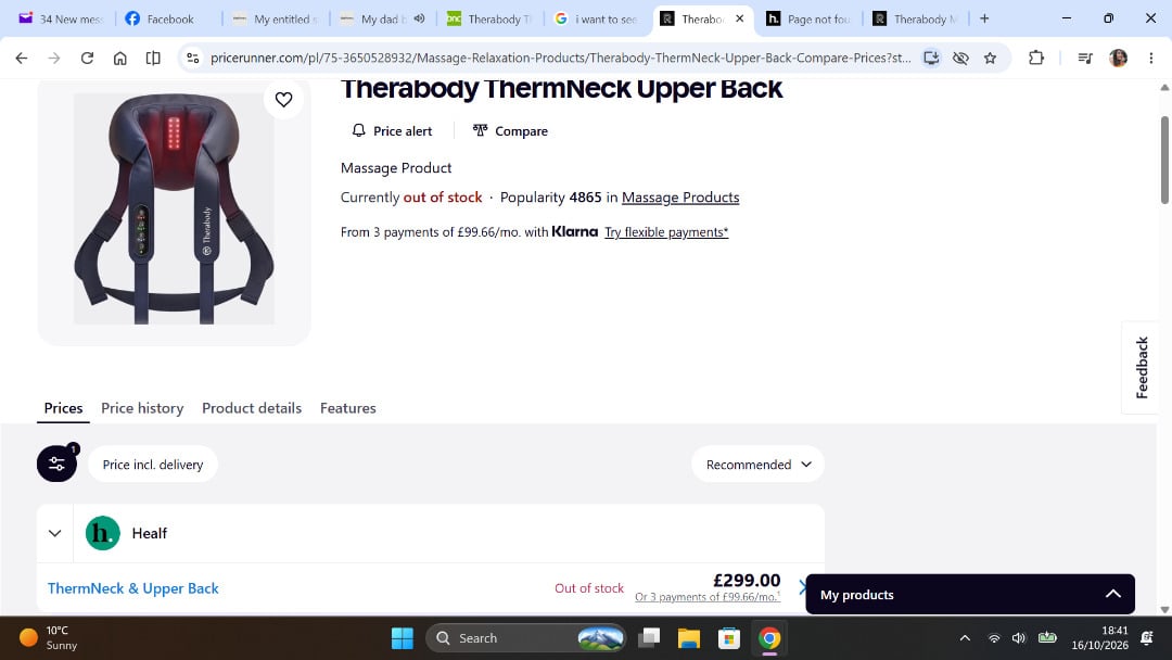 Therma Neck and back massager