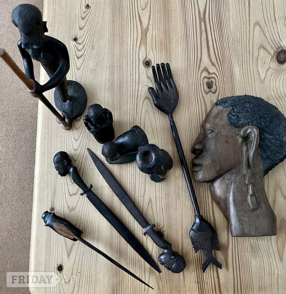 Mekonde Ten Original African Carvings - Antiques & Collectables in Eastbourne