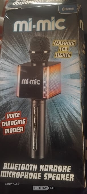 NEW Mi-Mic Bluetooth karaoke speaker microphone (Boxed)