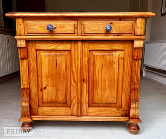 Solid Wood Sideboard / Small Cabinet with Drawers