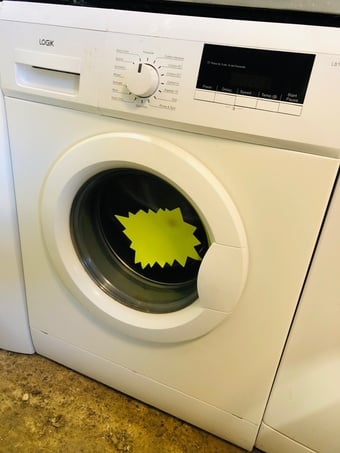 Logik washing machine with 9KG load big size drum 