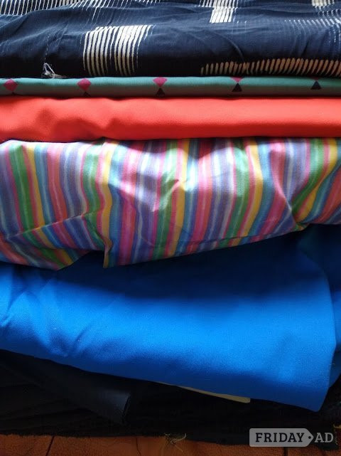 Fabric rolls for sale £1.00 per meter or £85 for 100 meters in Leicester