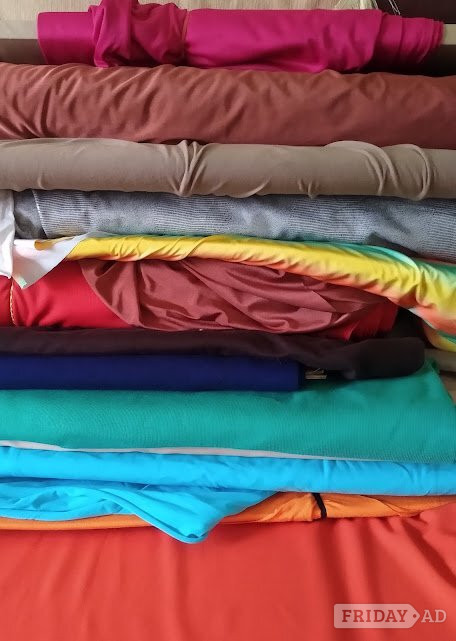 Fabric rolls for sale £1.00 per meter or £85 for 100 meters - Baby & Kids in Leicester