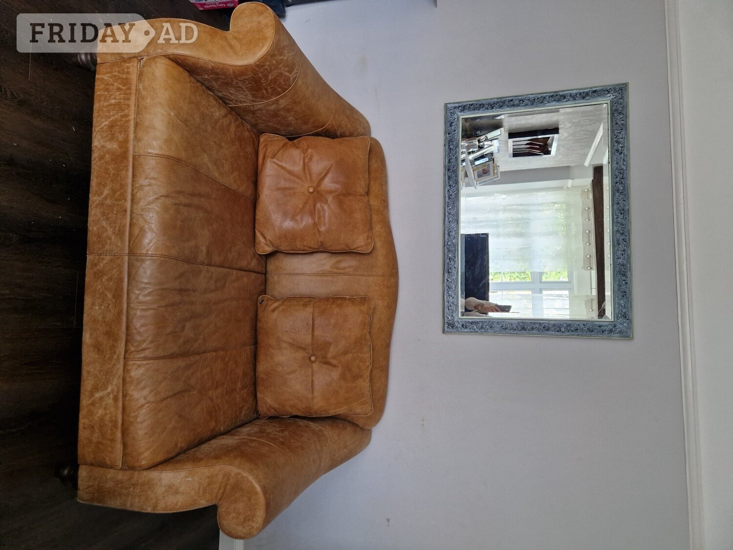 Dfs 2 seater sofa with cushions