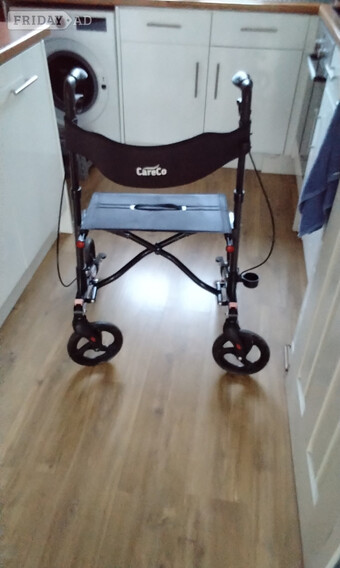 Four wheeled rollator