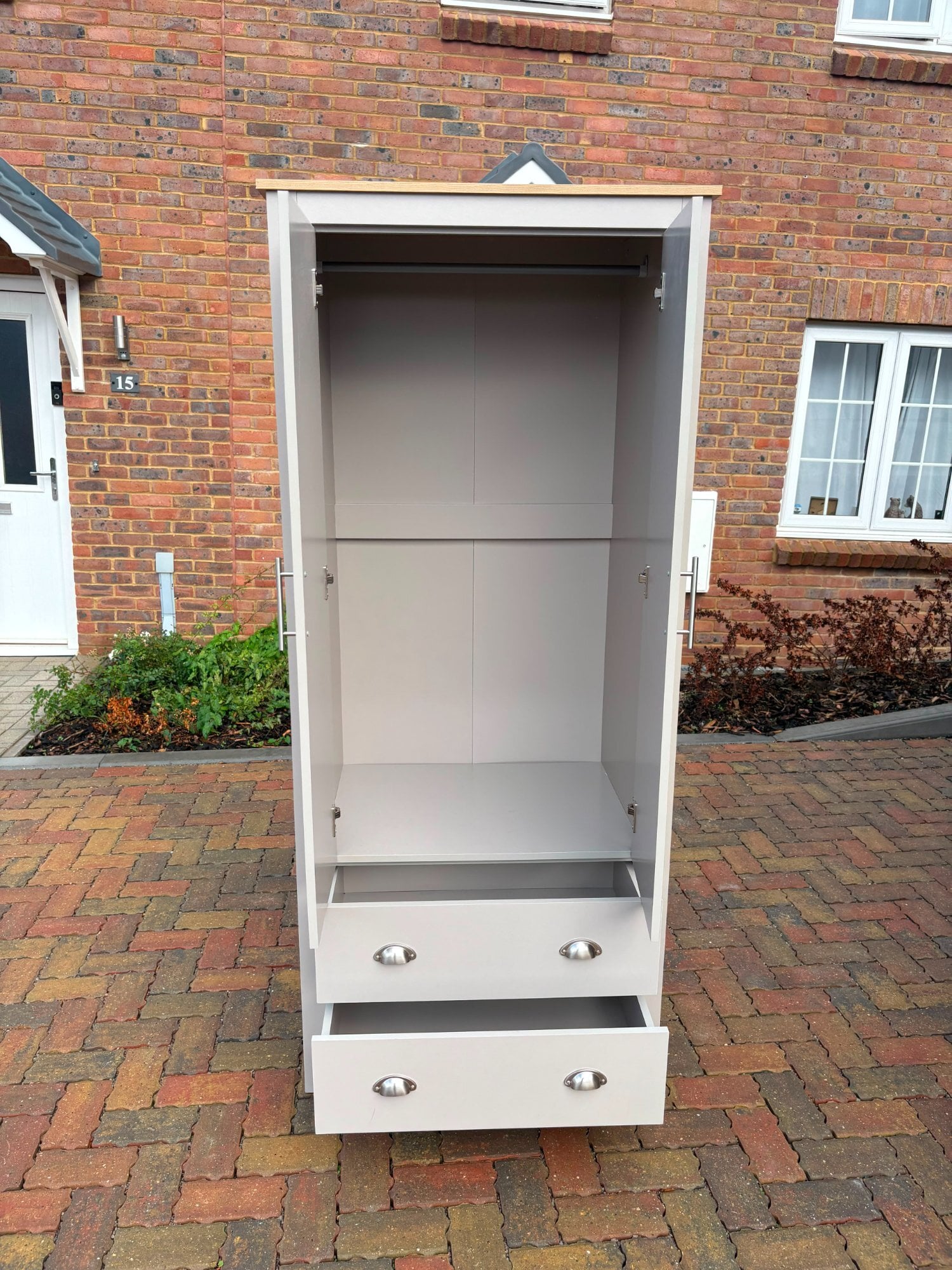 Two door wardrobe