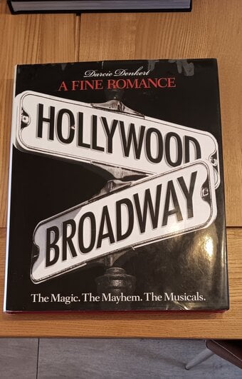 Hollywood Broadway A Fine Romance. Big, heavy coffee table book. 