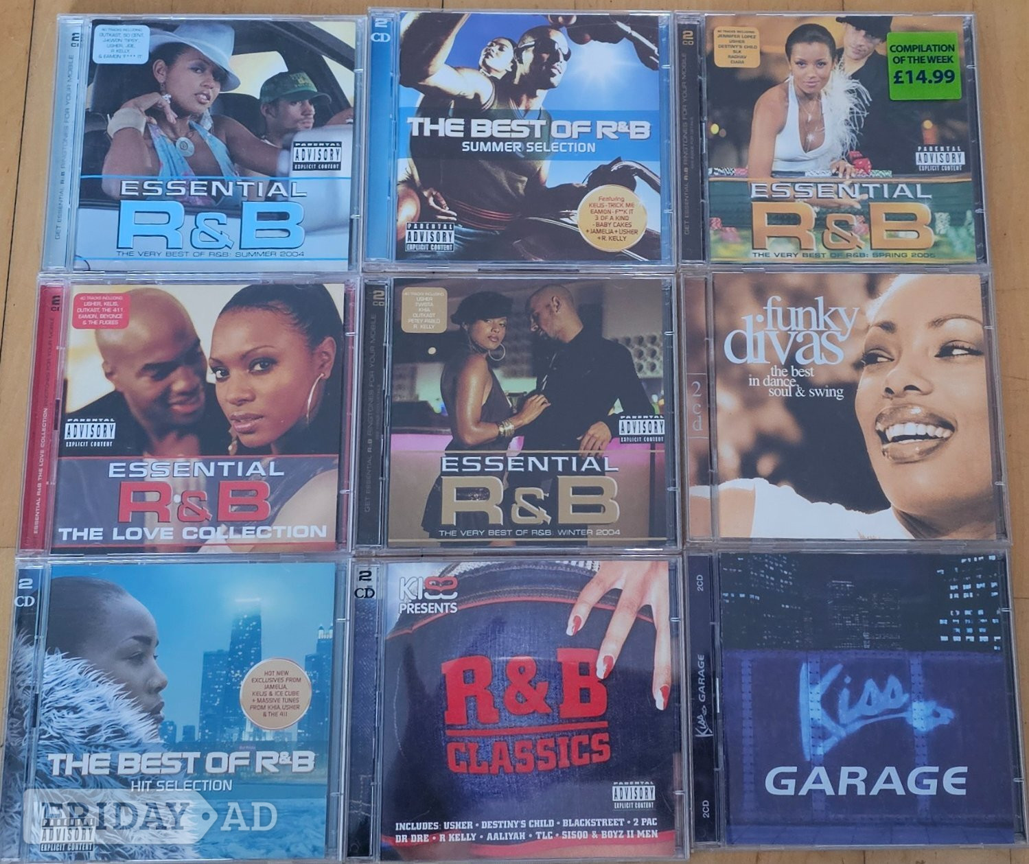 Box of Used CD's - mixed genre's Album's & Single's