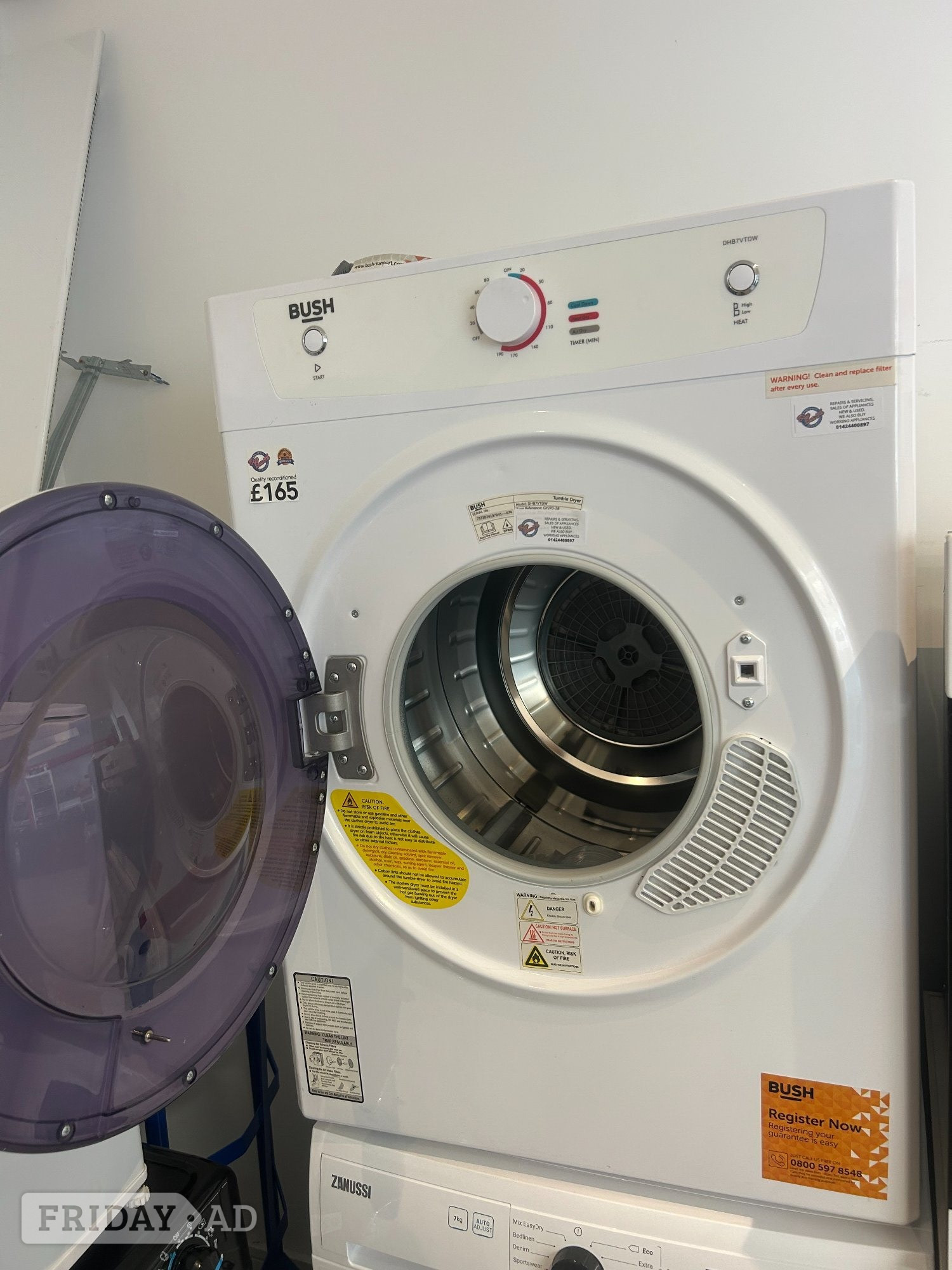 BUSH VENTED 7KG DRYER