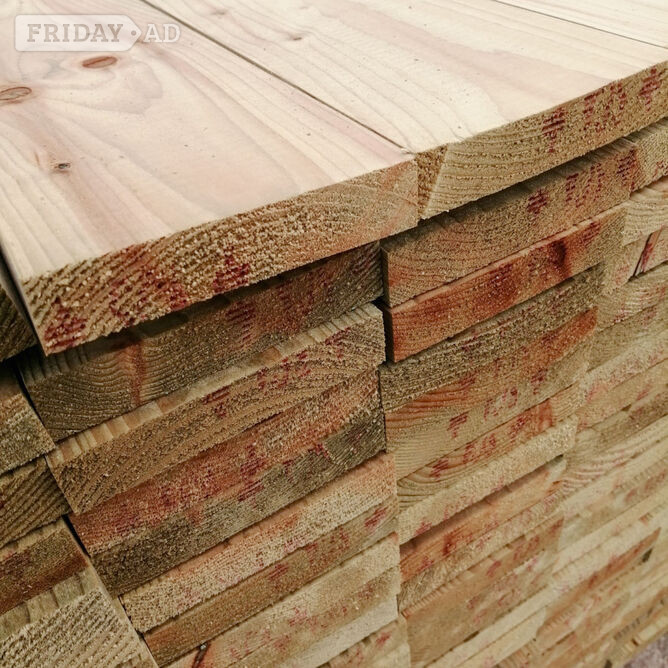 4x1 PAR Timber. Treated Green 5.1m Lengths in Wigan