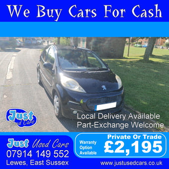 Peugeot 107 1.0 Allure (Manual Petrol) 13 Reg 2013 67,130 Miles
