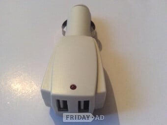 USB DOUBLE PORT CAR CHARGER
