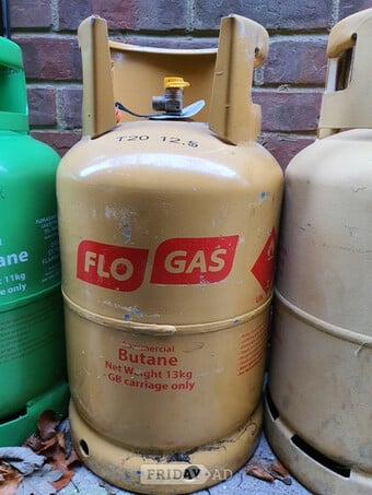FULL FLOGAS BUTANE 21MM GAS BOTTLE 13KG (FULL) £90
