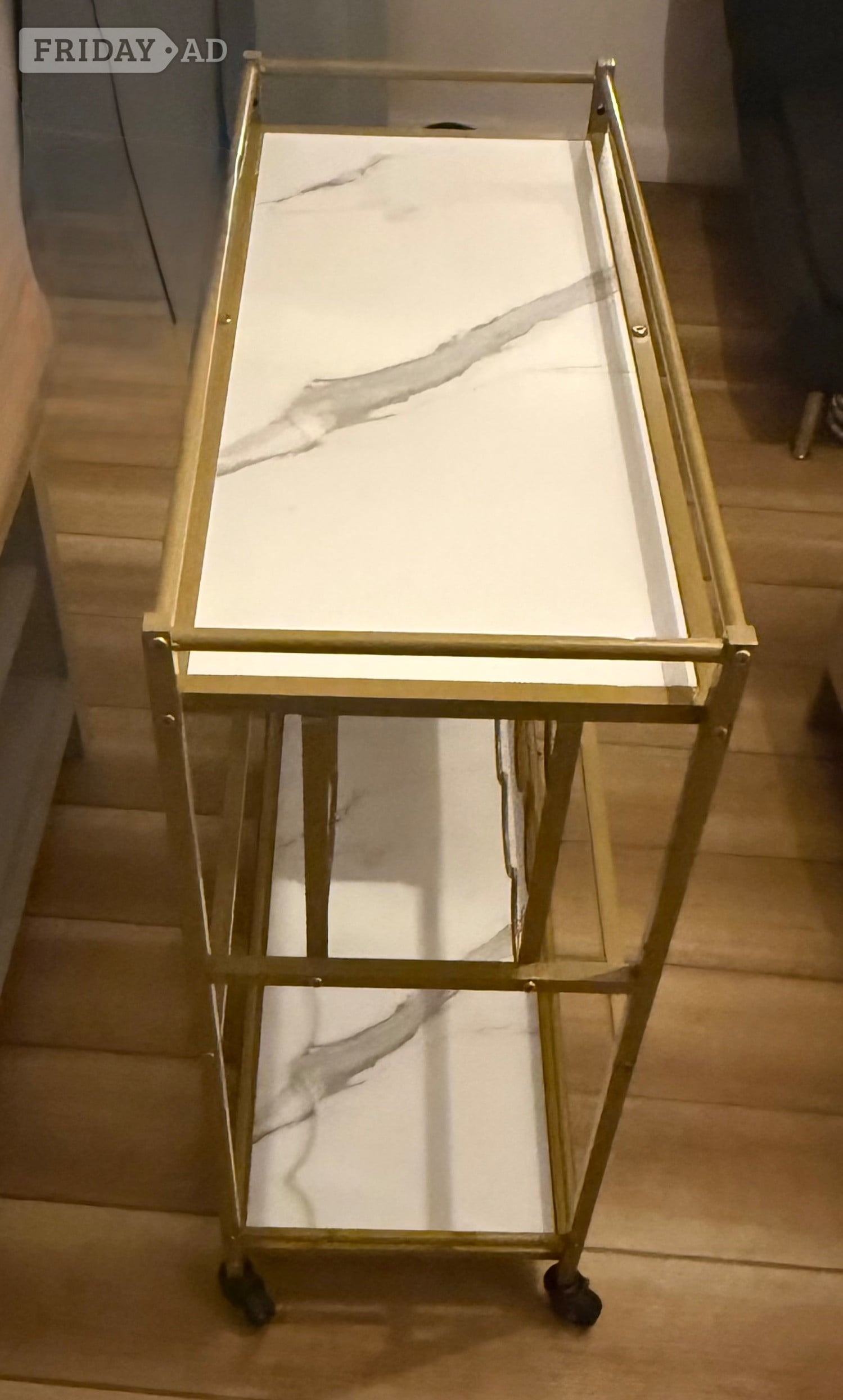 Gold Bar Cart Drinks Trolley – Great Condition in Brighton
