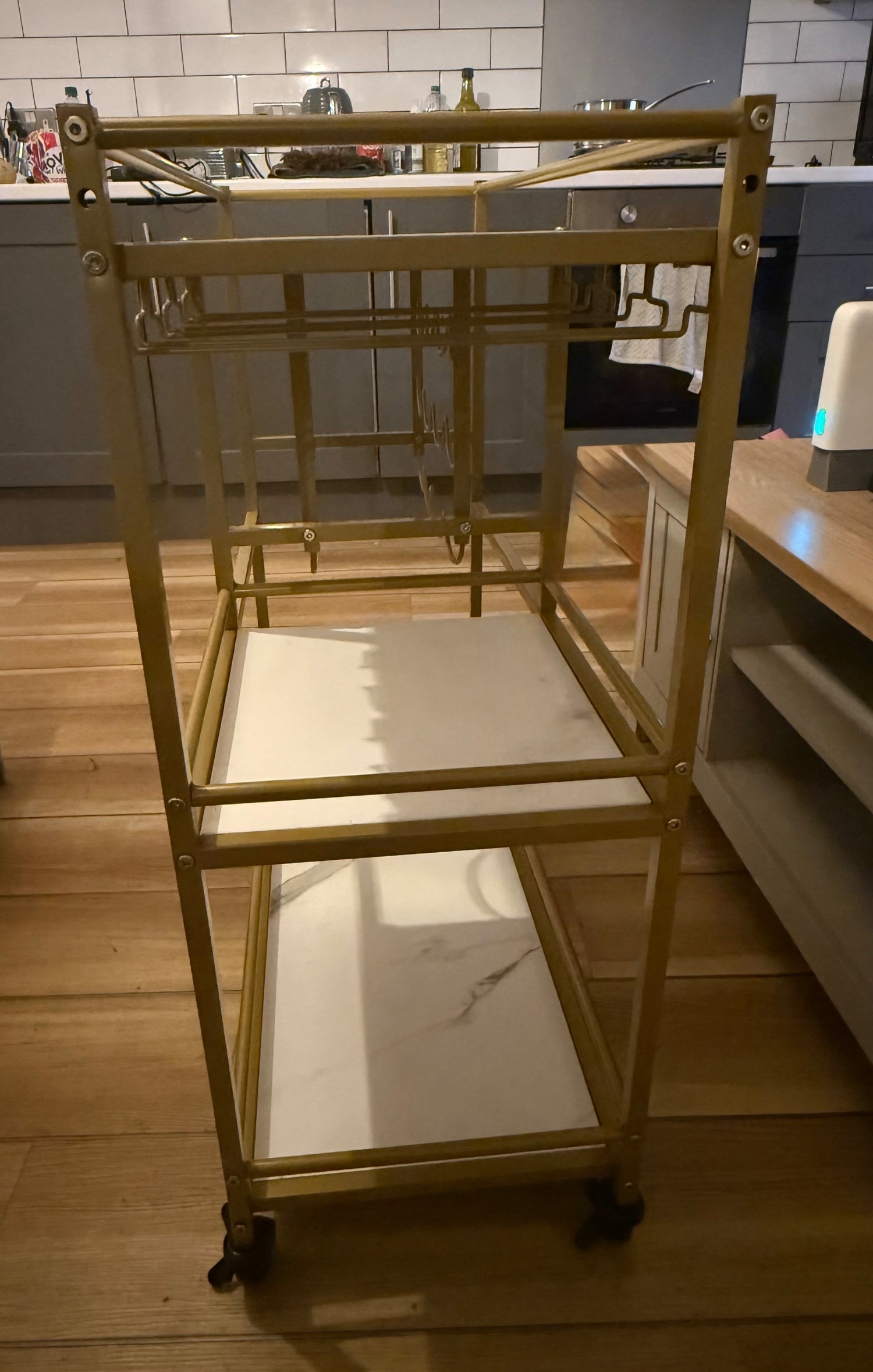 Gold Bar Cart Drinks Trolley – Great Condition