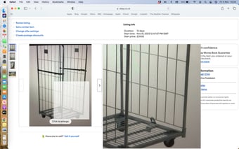 Mobile Storage Roll cage (5 in stock )