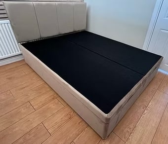 SUPER KING -END LIFT DIVAN OTTOMAN WITH 24 INCH DESIGN HEADBOARD