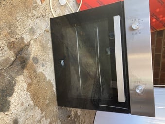 Beko single oven, stainless steel, good condition