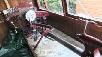 Coronet Major Woodturning Woodworking Lathe and attachments