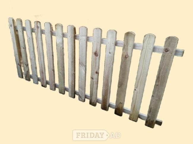 ROUND TOP PICKET FENCE PANELS FROM £38 - Garden