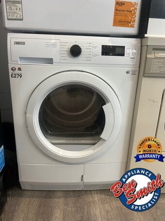 ZANUSSI 7KG CONDENSER DRYER