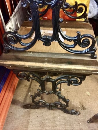 Cast- Iron 6 rectangular or Square tables  