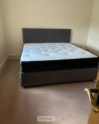 Super King Size Bed Frame with Optional Mattress - 6FT Divan Bed